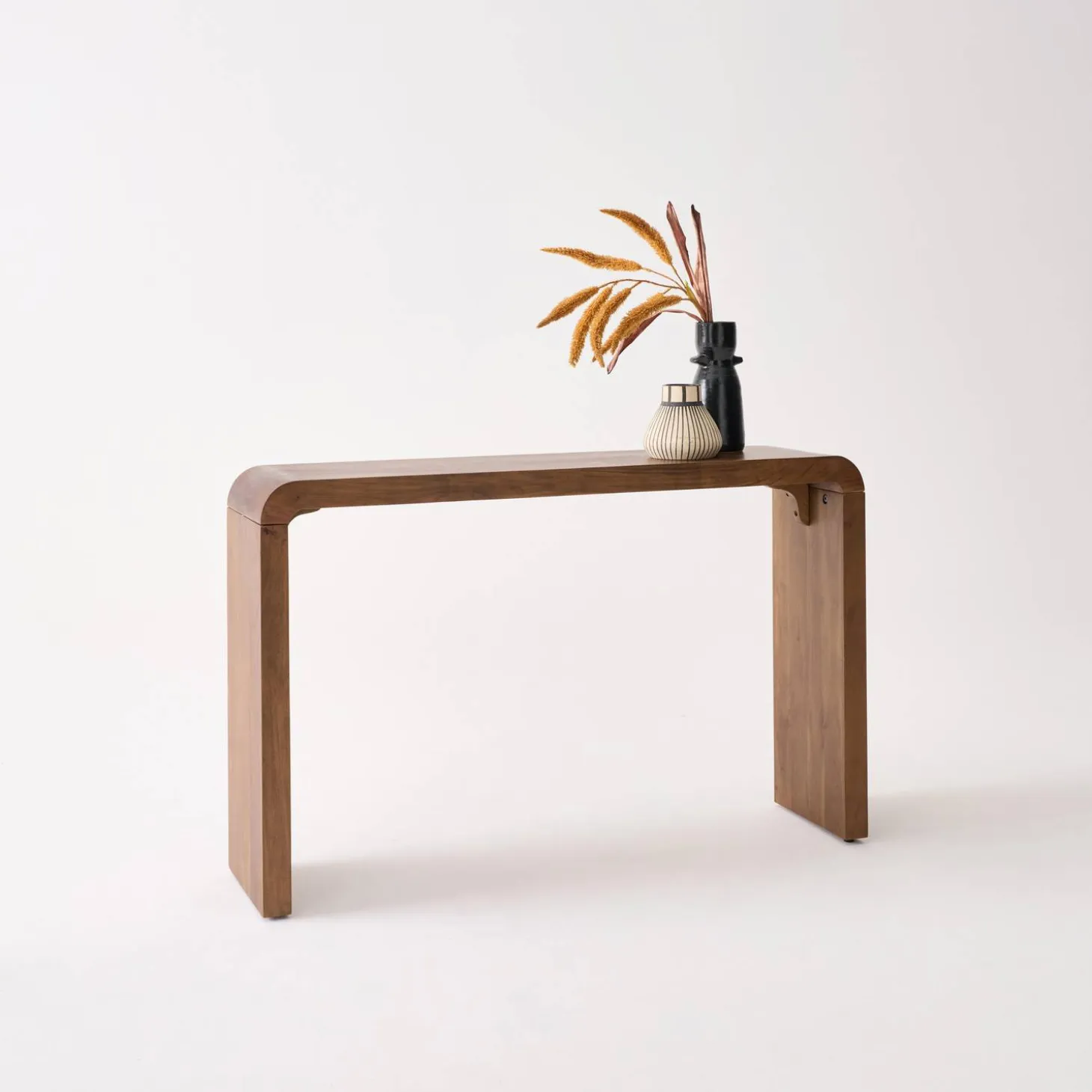 Consola exótica de madera de acacia, 120cm