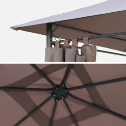 Cubierta de pérgola Elusa 3x3m