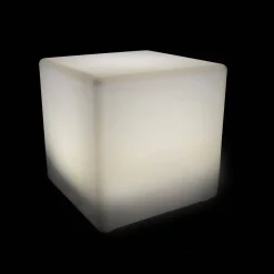 Cubo luminoso LED con batería para interior/exterior