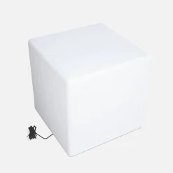 Cubo luminoso LED con batería para interior/exterior
