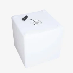 Cubo luminoso LED con batería para interior/exterior
