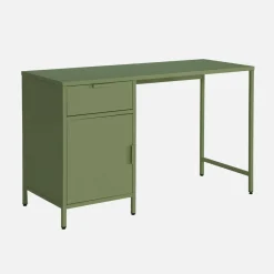 Escritorio de acero laminado, 1 cajón