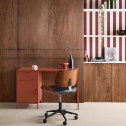 Escritorio de acero laminado, 1 cajón