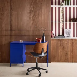 Escritorio de acero laminado, 1 cajón