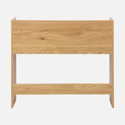 Escritorio decorativo de madera con 2 compartimentos