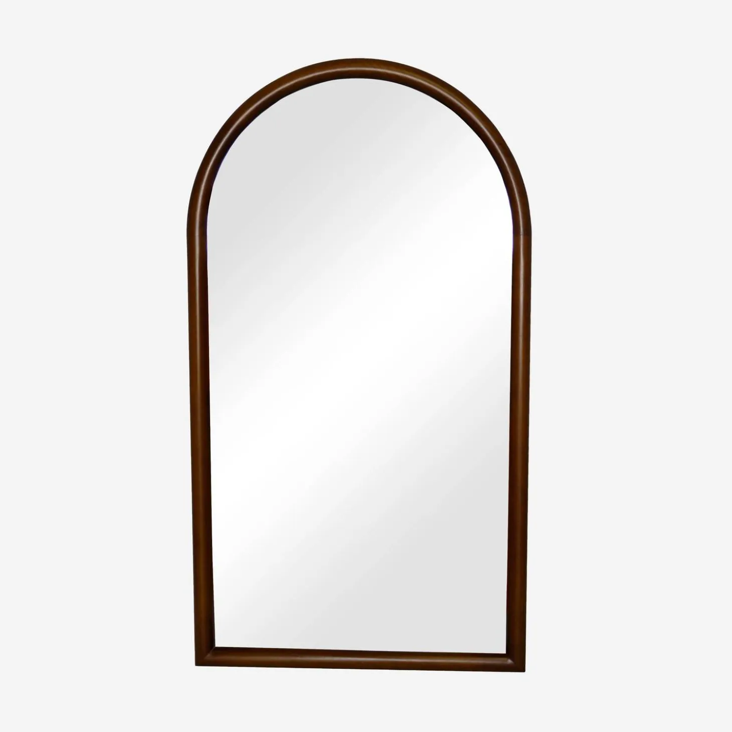 Espejo arco de madera de pino decorativo de pared