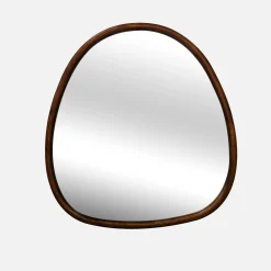 Espejo de madera de abeto decorativo de pared, 75cm