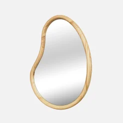 Espejo de madera de abeto decorativo de pared, 85cm