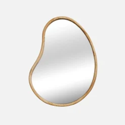Espejo de madera de abeto decorativo de pared, 85cm