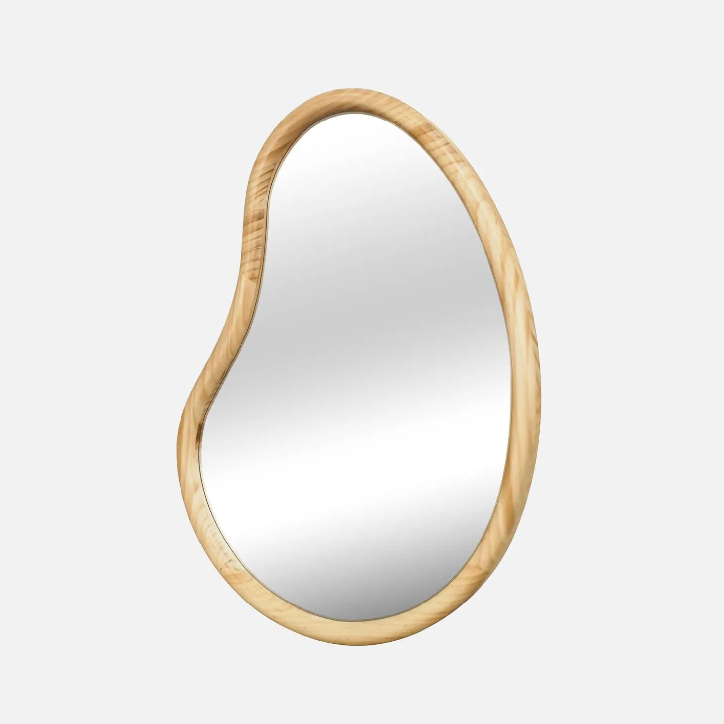Espejo de madera de abeto decorativo de pared, 95cm