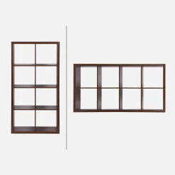 Estante librería 4 niveles 8 compartimentos