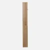 Estante mueble de WC decorada en madera y caña