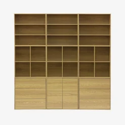 Estantería, biblioteca, módulo de almacenamiento, 3 estantes
