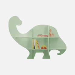 Estantería de pared dinosaurio con 5 espacios de almacenamiento