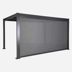 Estor lateral enrollable para pérgola bioclimática, 4m