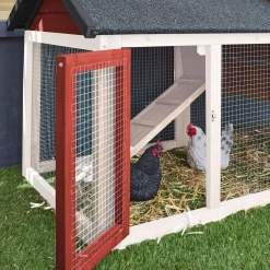 Gallinero de madera con corral para 3 gallinas