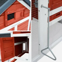 Gallinero de madera con corral para 3 gallinas