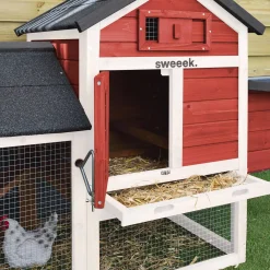 Gallinero de madera con corral para 3 gallinas