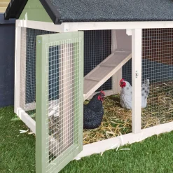 Gallinero de madera con corral para 3 gallinas