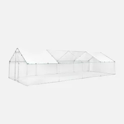 Gallinero y aviario de acero galvanizado