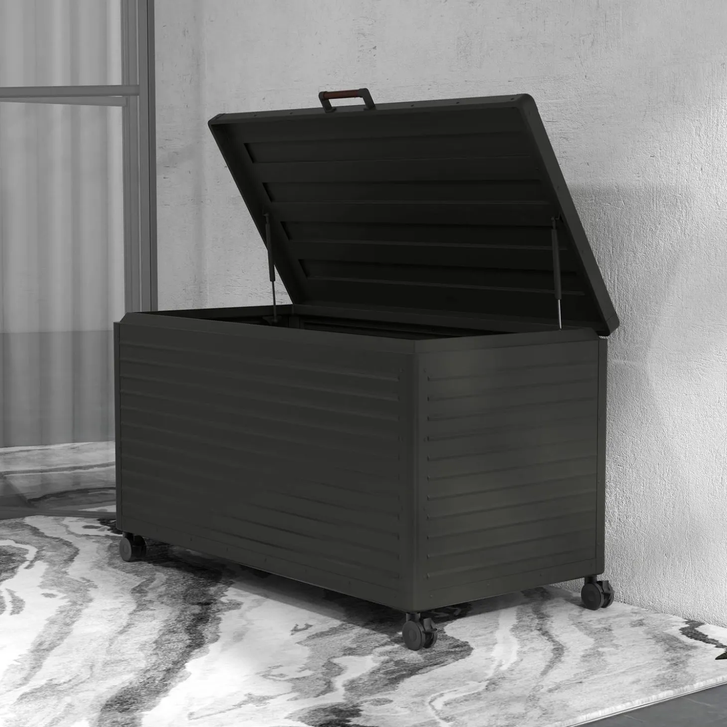 Jardinera de aluminio, 500L