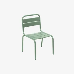 Juego de 2 sillas de metal para niños