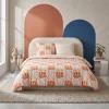 Juego de cama reversible con estampado floral, 2 plazas