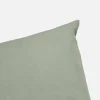 Juego de funda nórdica de algodón verde salvia