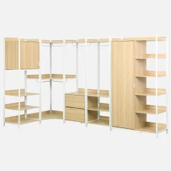 Kit de vestidor modular con 5 elementos