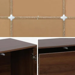 Kit estantería o biblioteca modular con 9 secciones