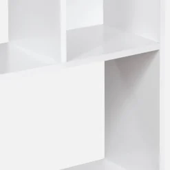 Librería con 5 baldas y 10 compartimentos