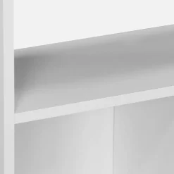 Librería de 3 estantes con 6 compartimentos