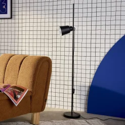 Lámpara de pie interior metal, 145cm
