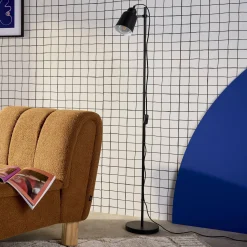 Lámpara de pie interior metal, 145cm