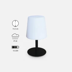 Lámpara de sobremesa LED para interior/exterior, set de 2