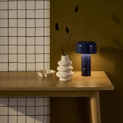 Lámpara LED de metal para mesa interior, 13cm