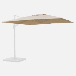 Lona de 3x3m sombrilla cuadrada desplazada