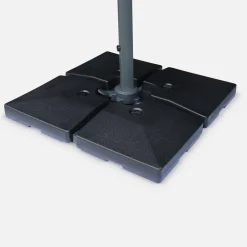 Losa lastrada para sombrilla de 51x51cm, set de 4