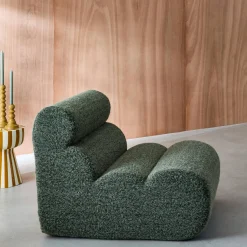 Módulo para sofá modular con tela efecto alpaca