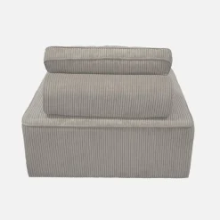 Módulo para sofá modular de pana, 1 plaza