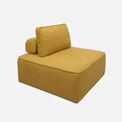 Módulo para sofá modular en tejido borreguito