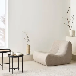 Módulo para sofá modular en borreguito texturizado