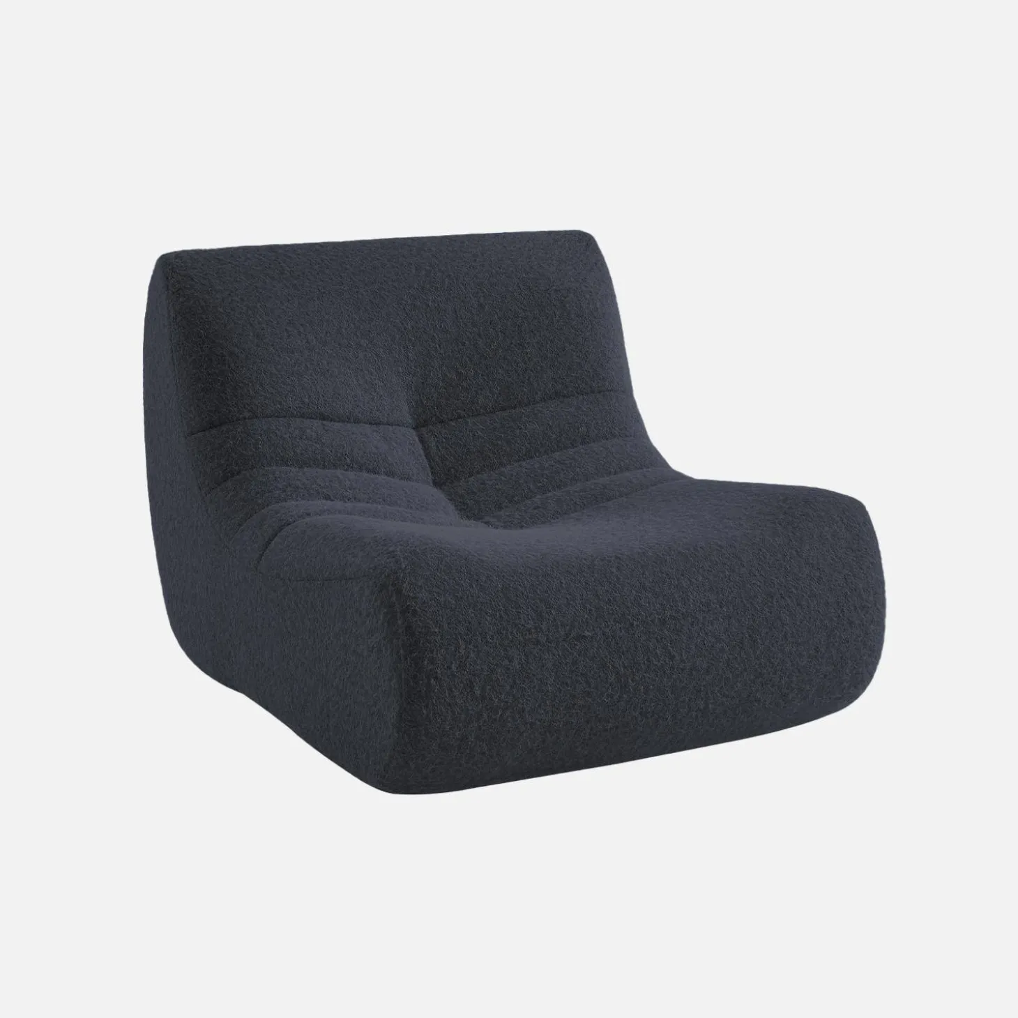 Módulo para sofá modular en tejido efecto alpaca