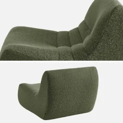 Módulo para sofá modular en tejido efecto alpaca