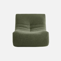 Módulo para sofá modular en tejido efecto alpaca