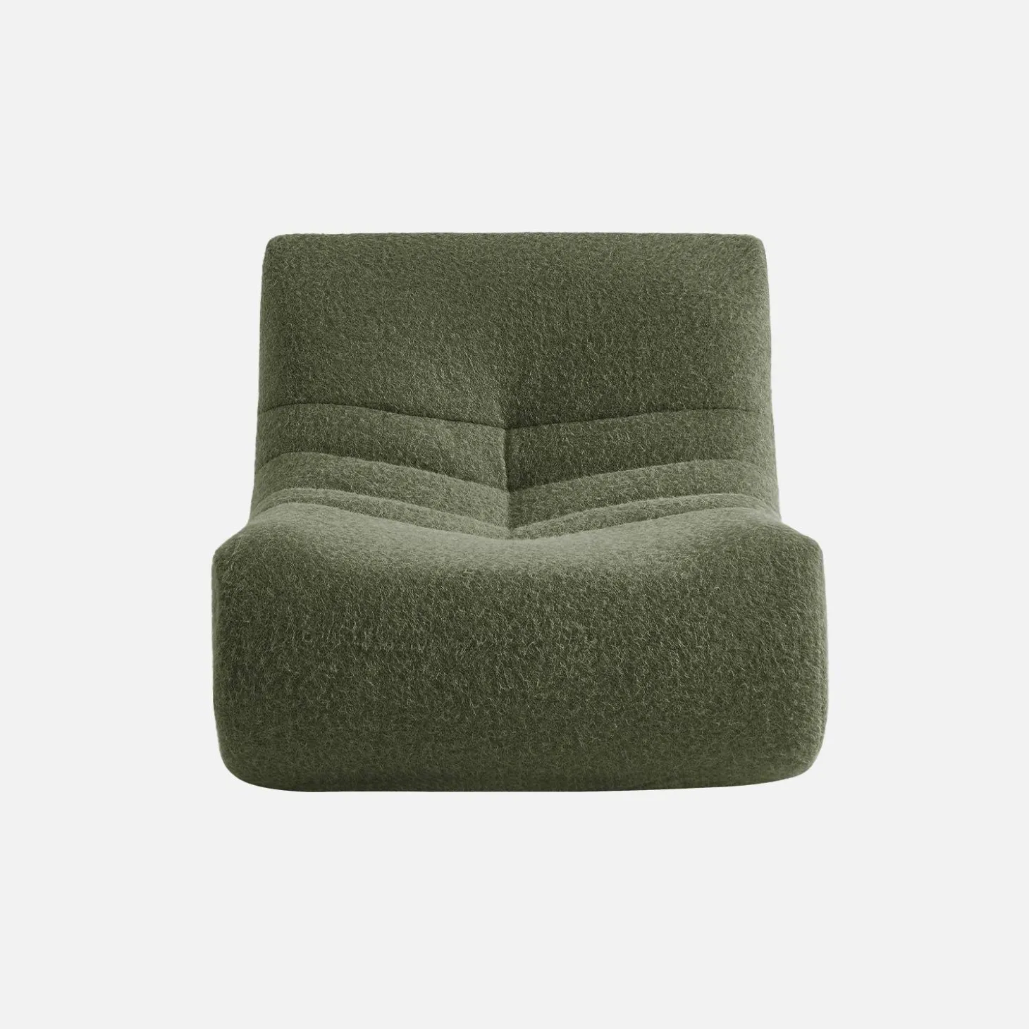 Módulo para sofá modular en tejido efecto alpaca
