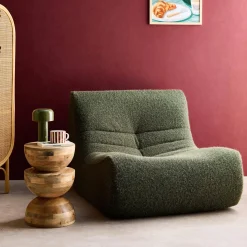 Módulo para sofá modular en tejido efecto alpaca