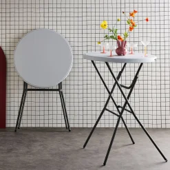 Mesa alta plegable, set de 2