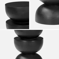 Mesa auxiliar de madera de mango