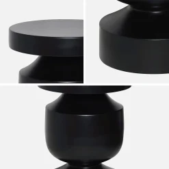 Mesa auxiliar de metal